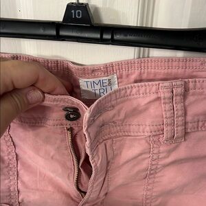 Time and Tru Pink Casual Shorts